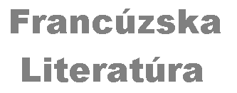 Francúzska Literatúra